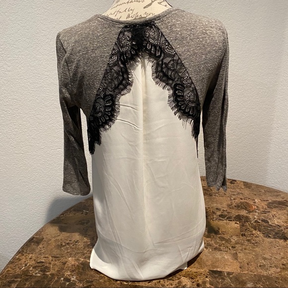 Xhilaration mixed media high-lo top - Picture 4 of 7